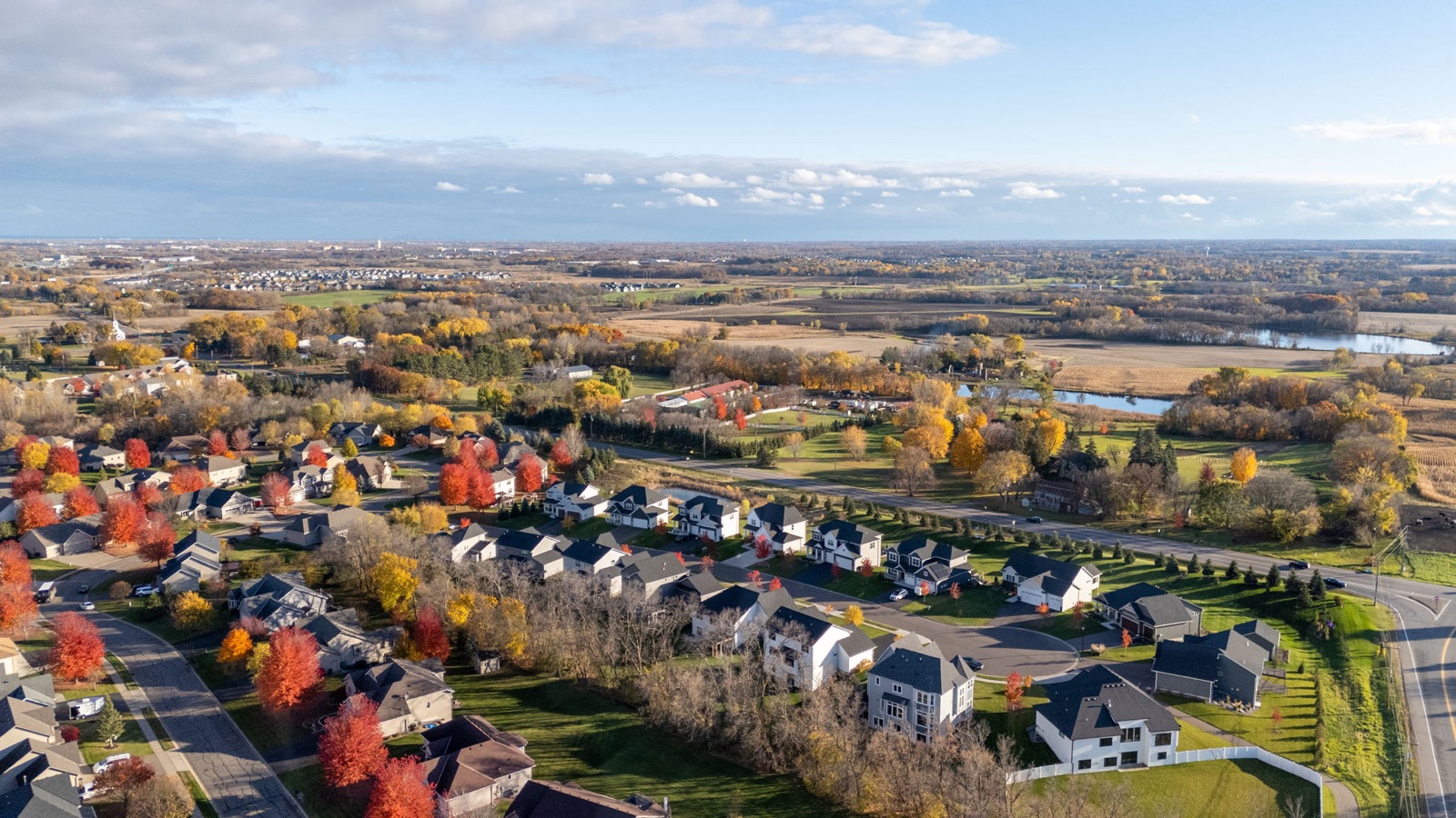 Aerial drone shot